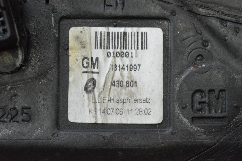 mirror left silver EU 13141997 OPEL ASTRA 3 III H 04-07 5 PIN