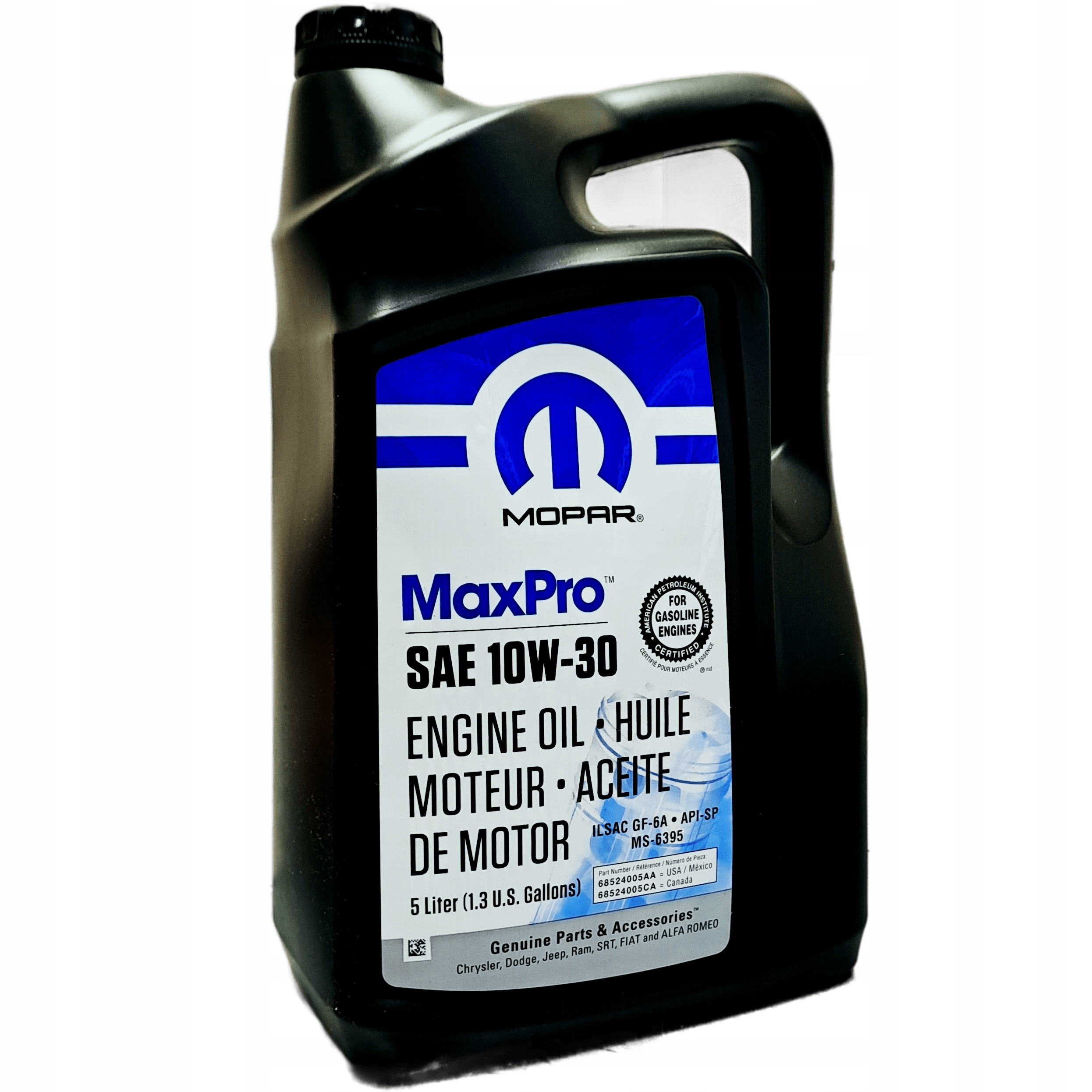 MOPAR 10W30 6L + FILTR 05281090AB JEEP RAM DODGE Producent Mopar