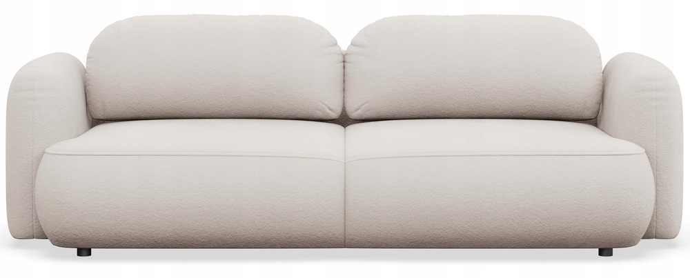 Rozkládací třímístná pohovka Tvoya světle béžová žinylka