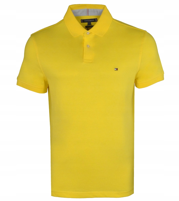 Tommy Hilfiger pánské polo žluté, M