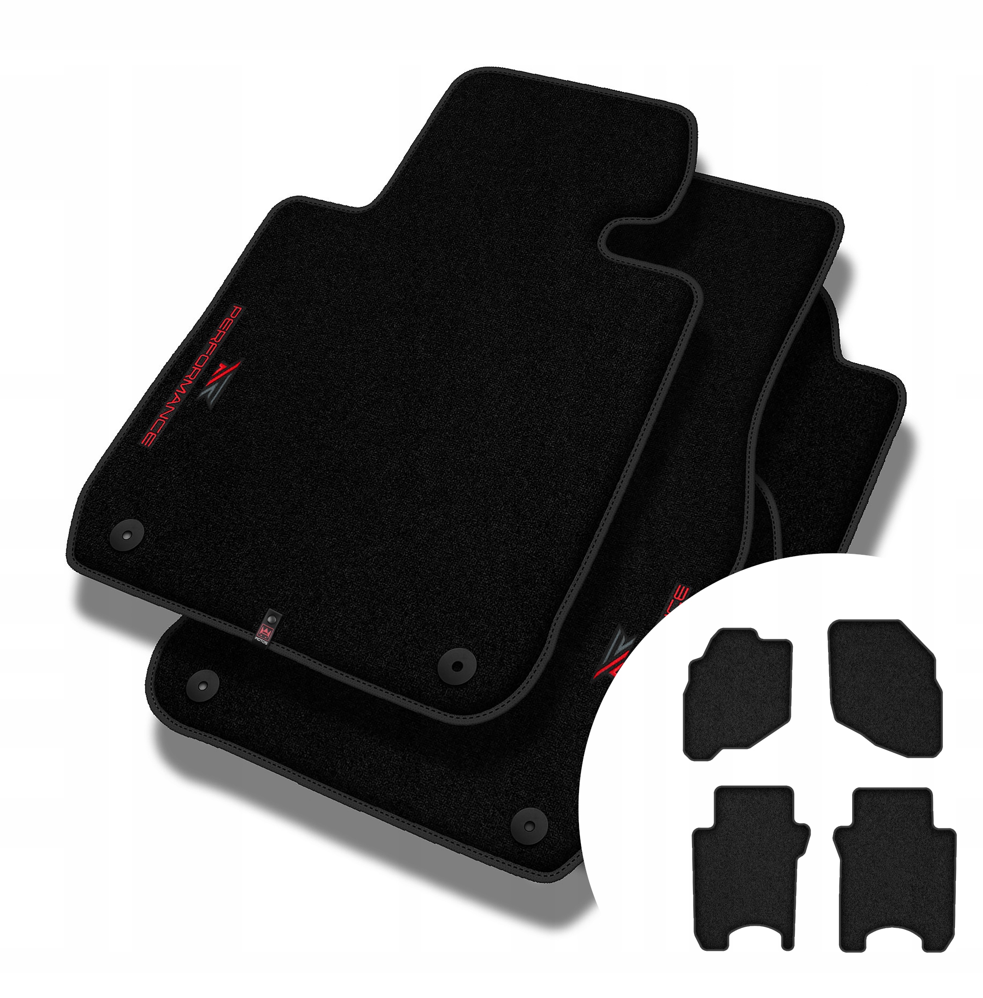 Velúrové koberčeky Performance Premium pre Honda Jazz II 2002-2008
