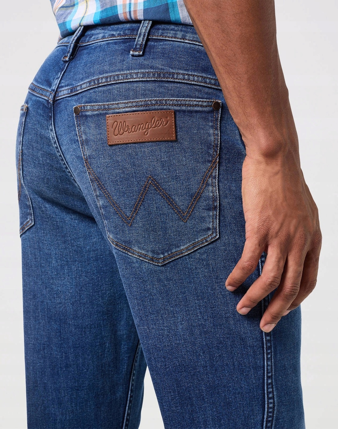 Wrangler River Dean Stretch 112352530 Mírně Zúžené Džínové Kalhoty W30L34