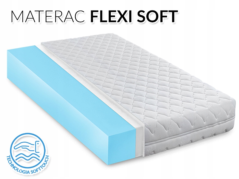 120x190 MIĘKKI GRUBY MATERAC DO SPANIA 19CM NOWOŚĆ Wyrób medyczny nie