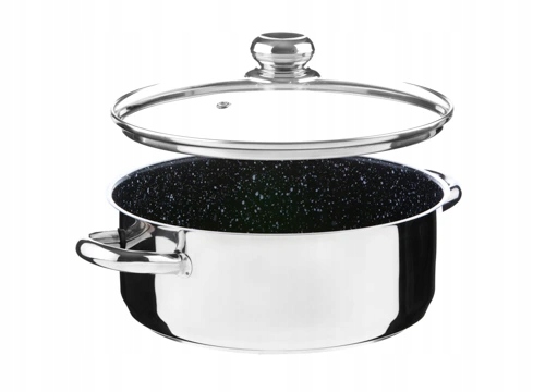 Rajnica s pokrievkou Kolimax Cerammax Pre Štandard granit čierny, 26 cm, 4,5