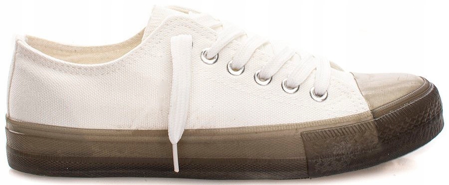 

4600 Białe Transparentne Trampki Tenisówki 38