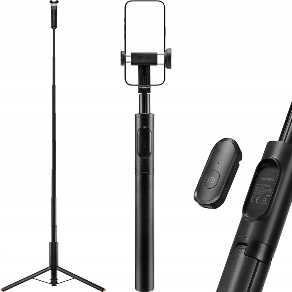 Držák selfie tyče tripod, Spigen S541W, stativ pro telefon dálkové ovládání