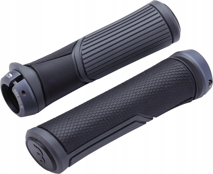 Cyklistické úchytky Rukojeti Bbb BHG-96 Cobra stáčené 142 mm Černo-šedé