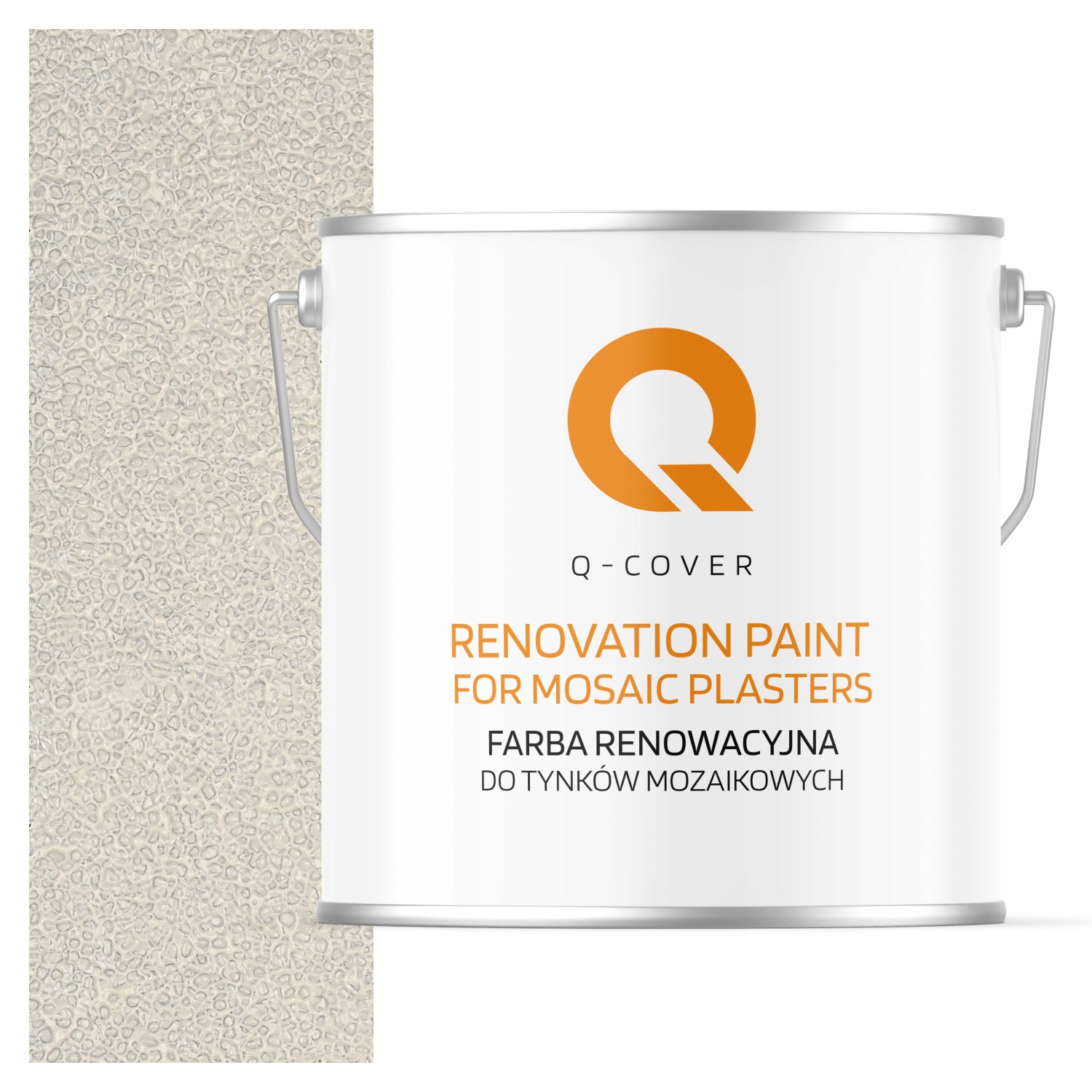 Obnovovacia farba na mozaikovú omietku 5L Obnova Biela Cestná Ral 9016