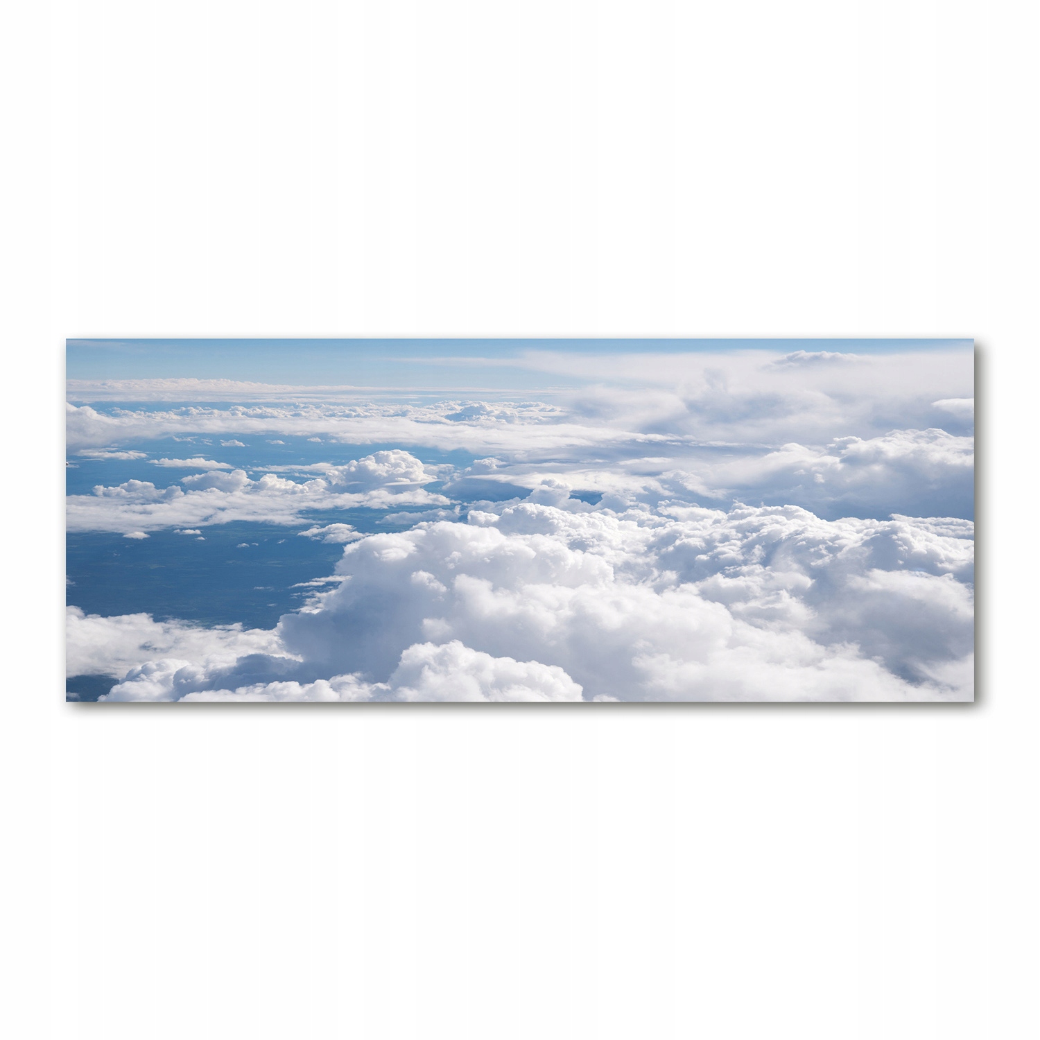

Foto obraz szkło akryl Widok z samolotu 125x50 cm