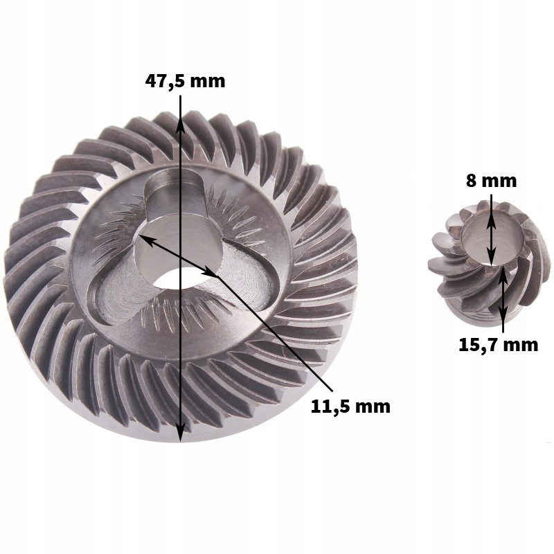 Przekładnia zębata Bosch GWS 9-125 PWS 600 700 Rodzaj przekładnia
