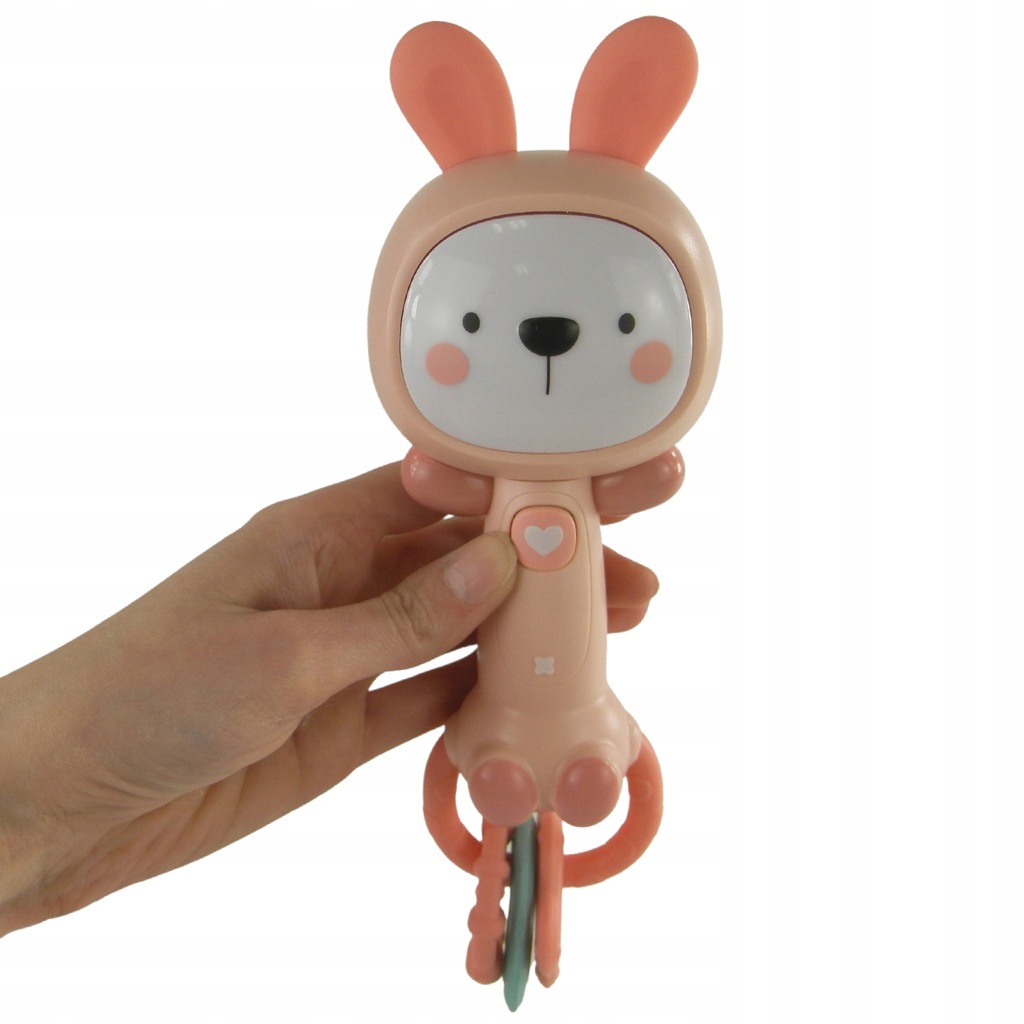 Grzechotka królik melodyjki dźwięk światła BT0242K Kod producenta BT0242K