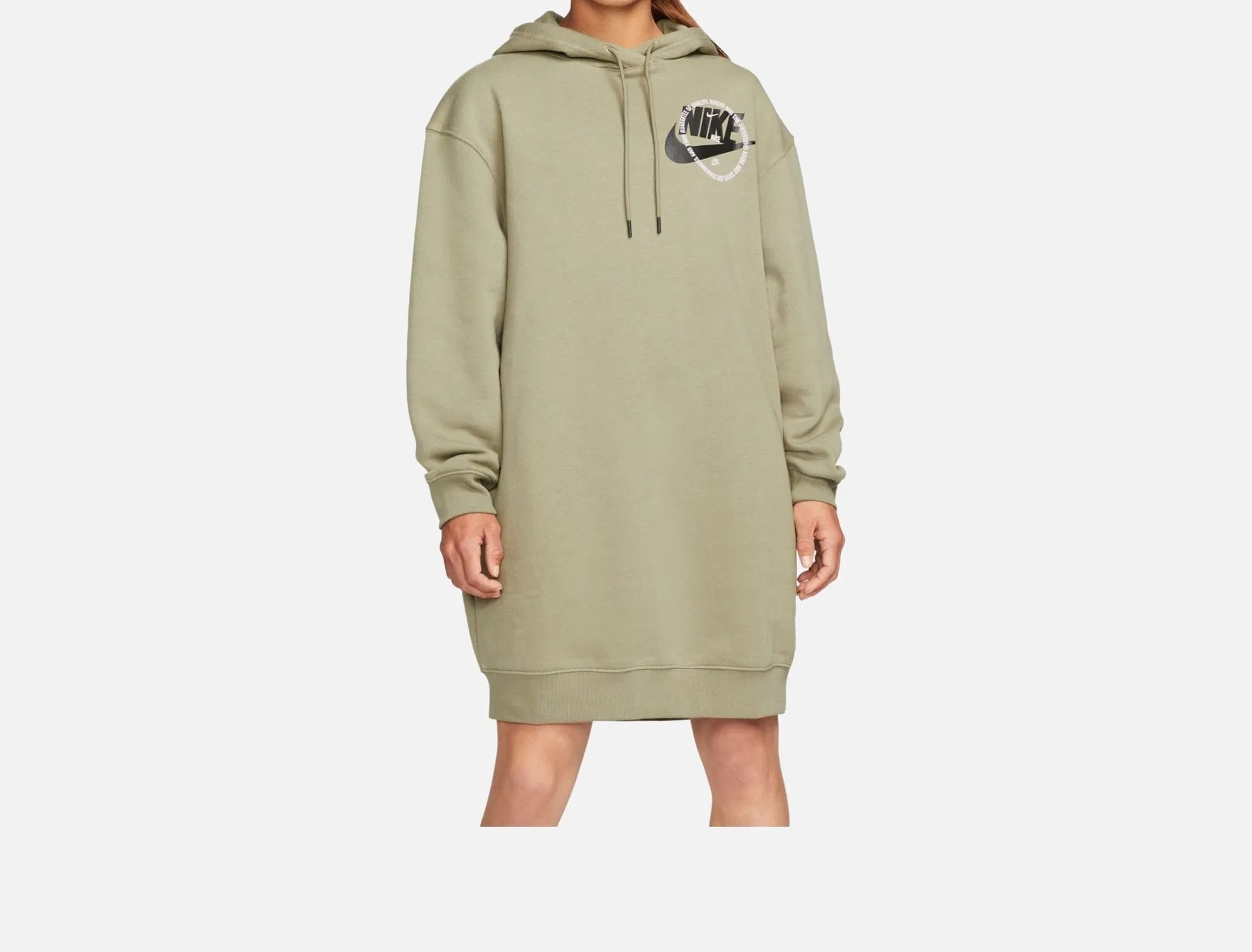 Nike Sportswear Graphic Fleece Hoodie Dámská Šaty M