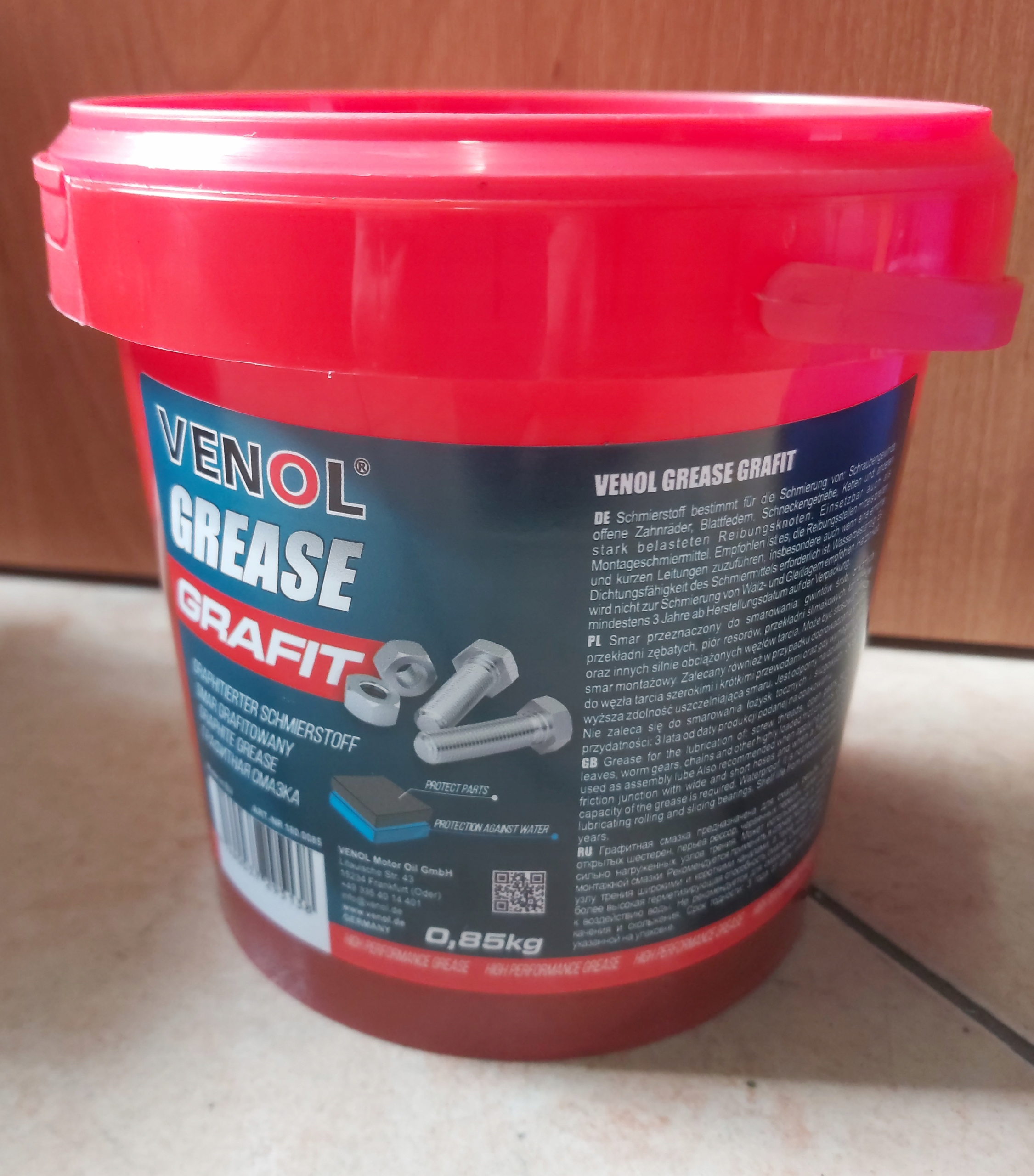 

Venol Grease Grafit 0,85kg