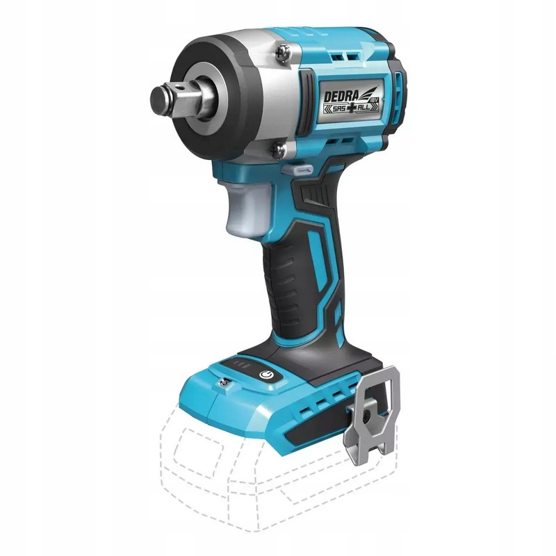 Rázový Uťahovák Aku. Bezkartáčový 1/2'' 350NM 18V DED7153 Dedra