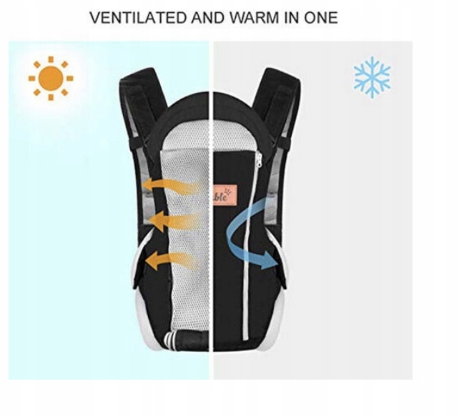 NOSIDEŁKO DLA DZIECI BABLE BABY CARRIER Kolor Odcienie niebieskiego