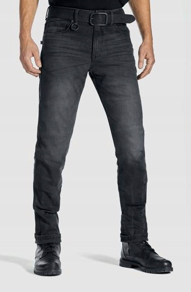 Pando Moto Robby Slim W36-L34 čierne nohavice