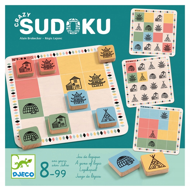 DJECO игра-головоломка CRAZY SUDOKU Crazy sudoku
