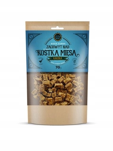 5 x Trzypsy Nadšení Nad Kostkou Kachního Masa Chutě pro psa 70 g