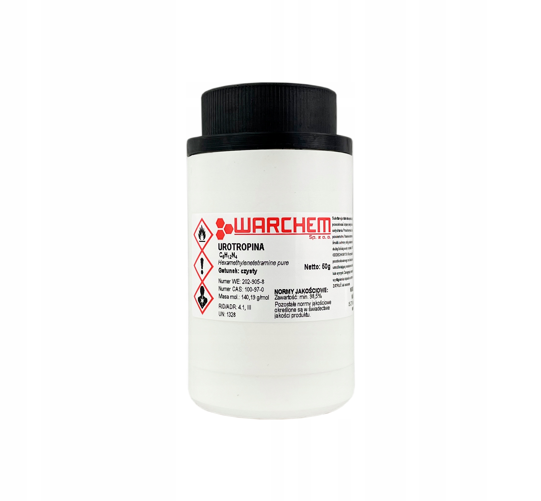 

Urotropina czysta 50g Warchem