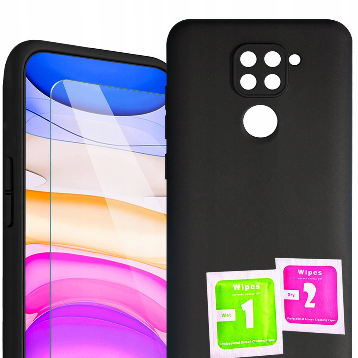 

Etui Case Matt Szkło do Xiaomi Redmi Note 9