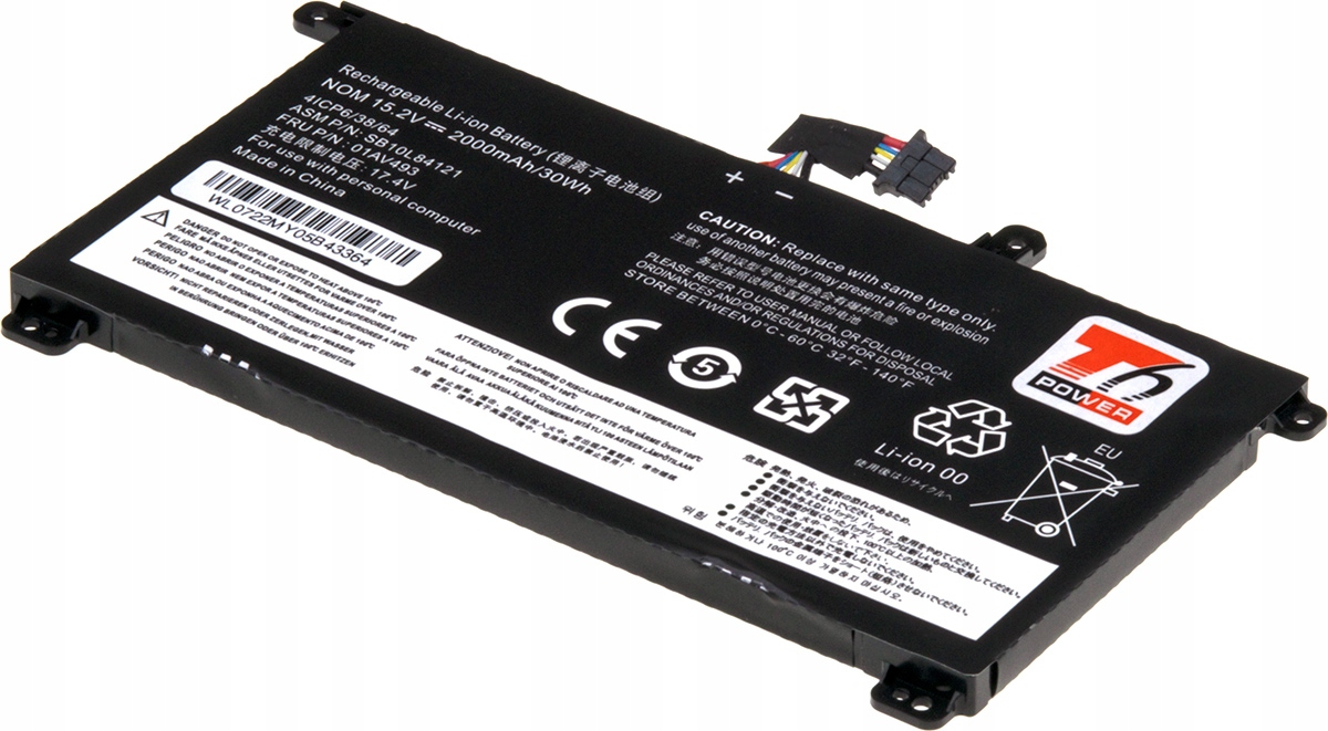 Baterie T6 Power pro notebook Lenovo SB10L84123