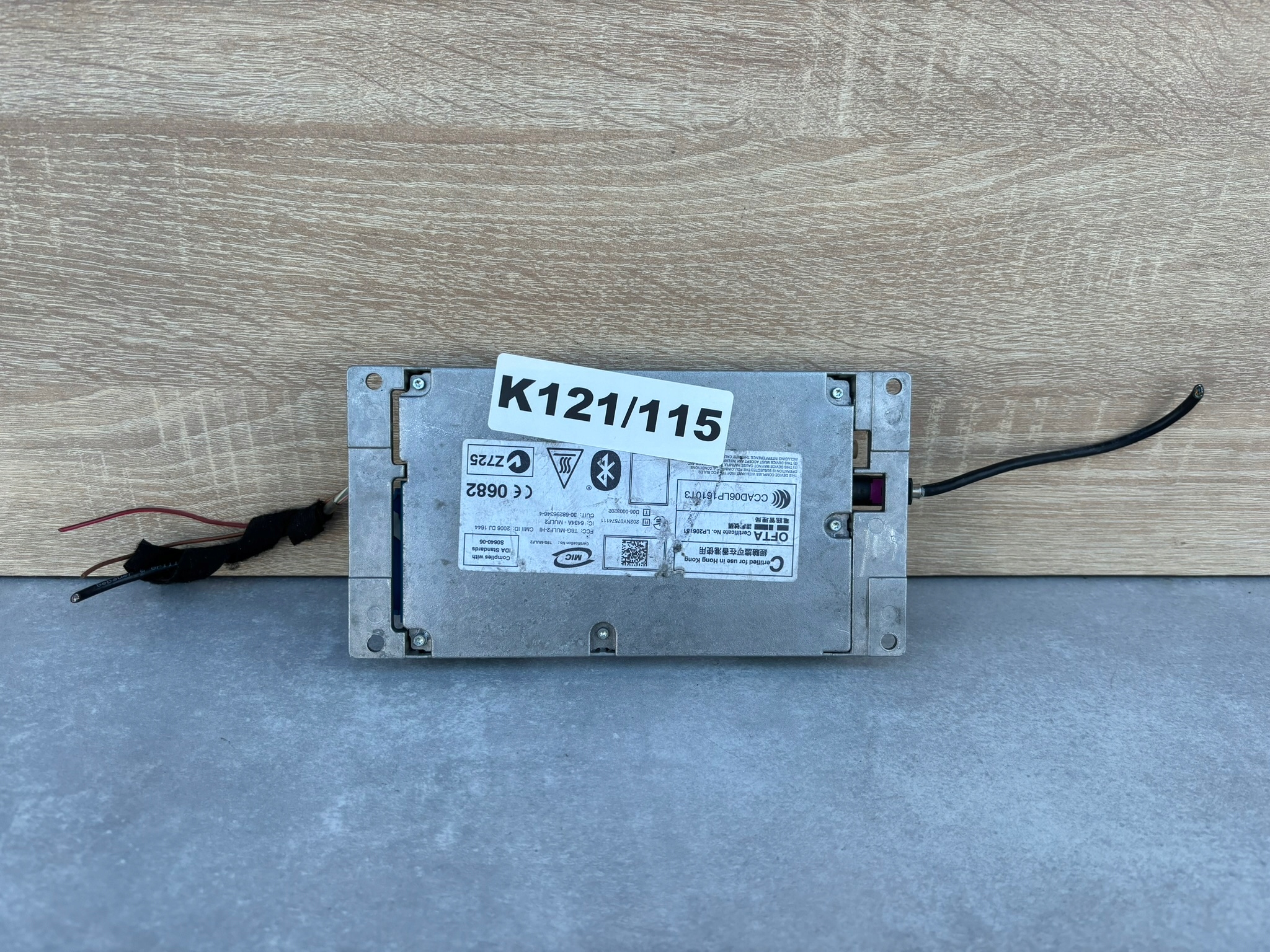UNITÉ DE CONTRÔLE MODULE ORDINATEUR BLUETOOTH MINI COOPER BMW E90 E60 K121/115