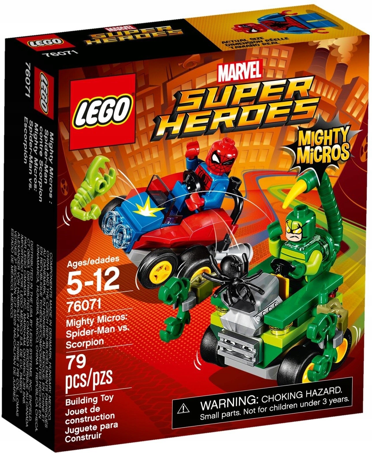 Lego Heroes 76071 Spider-Man versus Skorpion Nové