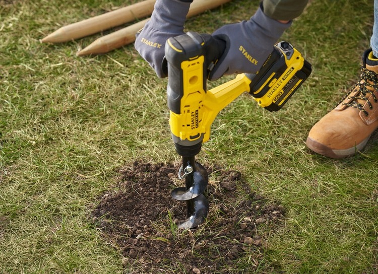 WIERTNICA GLEBOWA AKUMULATOROWA V20 18V Zastosowanie do gleby