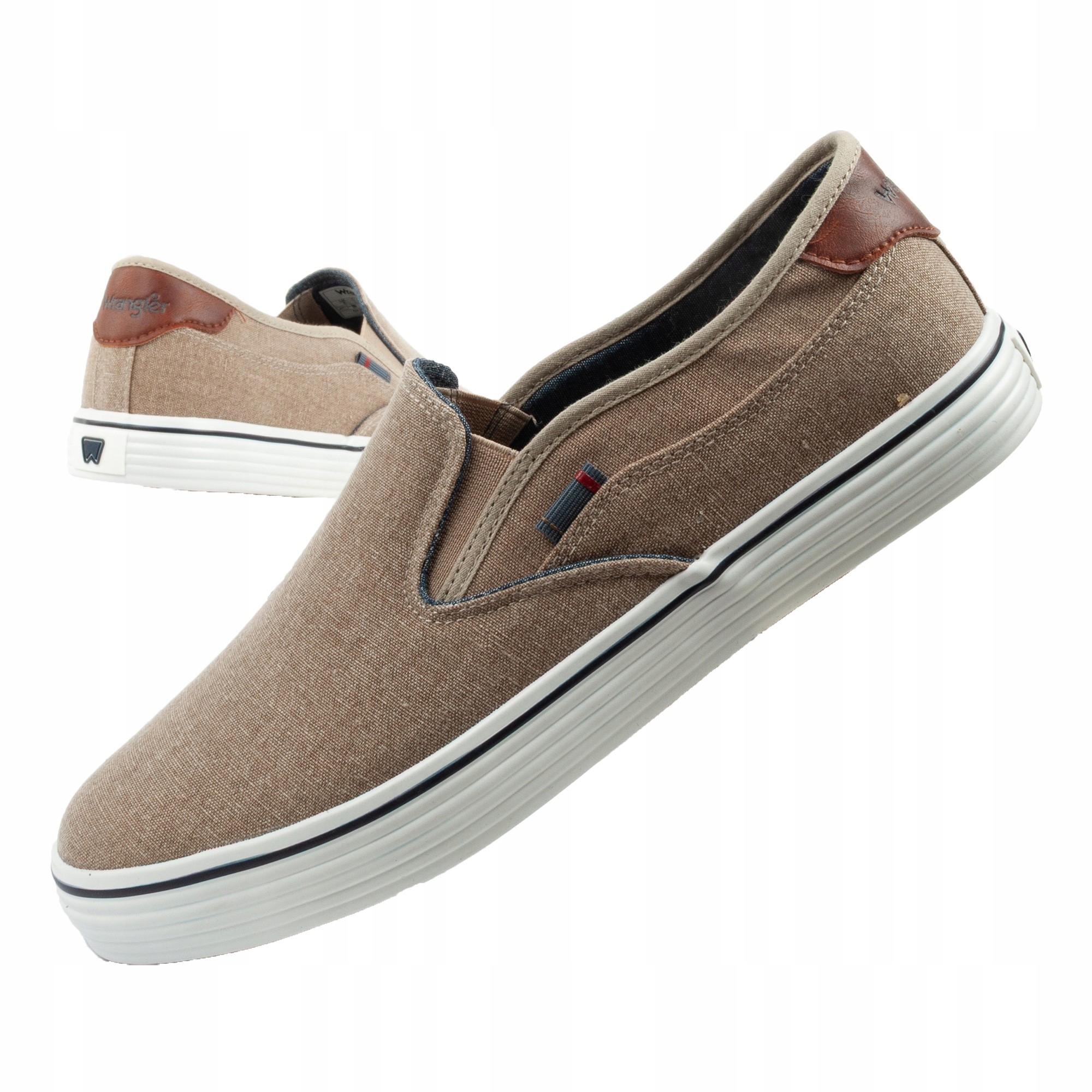 Pánské sportovní boty Wrangler Calypso vel.40 tenisky Slip-On hnědé pohodlné