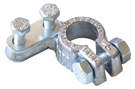 Klema akumulatora ołów plus