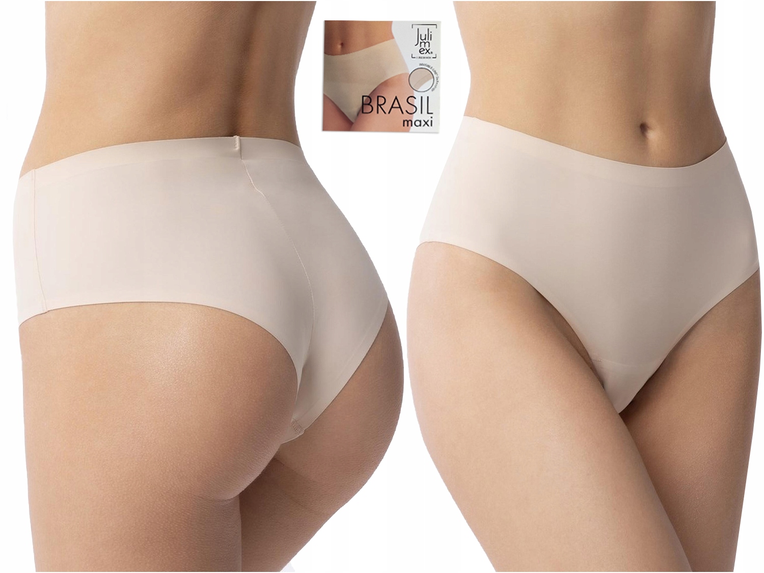 

Figi damskie brazyliany bezszwowe Brasil Maxi M