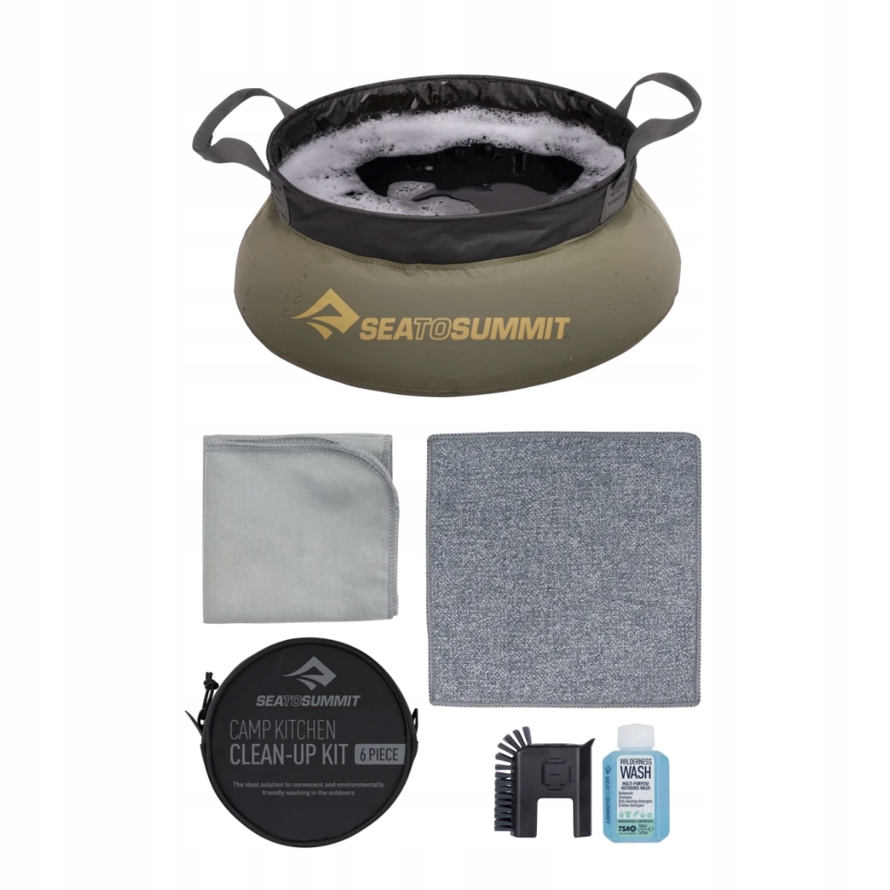 Kuchyňská sada Sea To Summit Camp Kitchen Clean Up Kit (6 pcs)