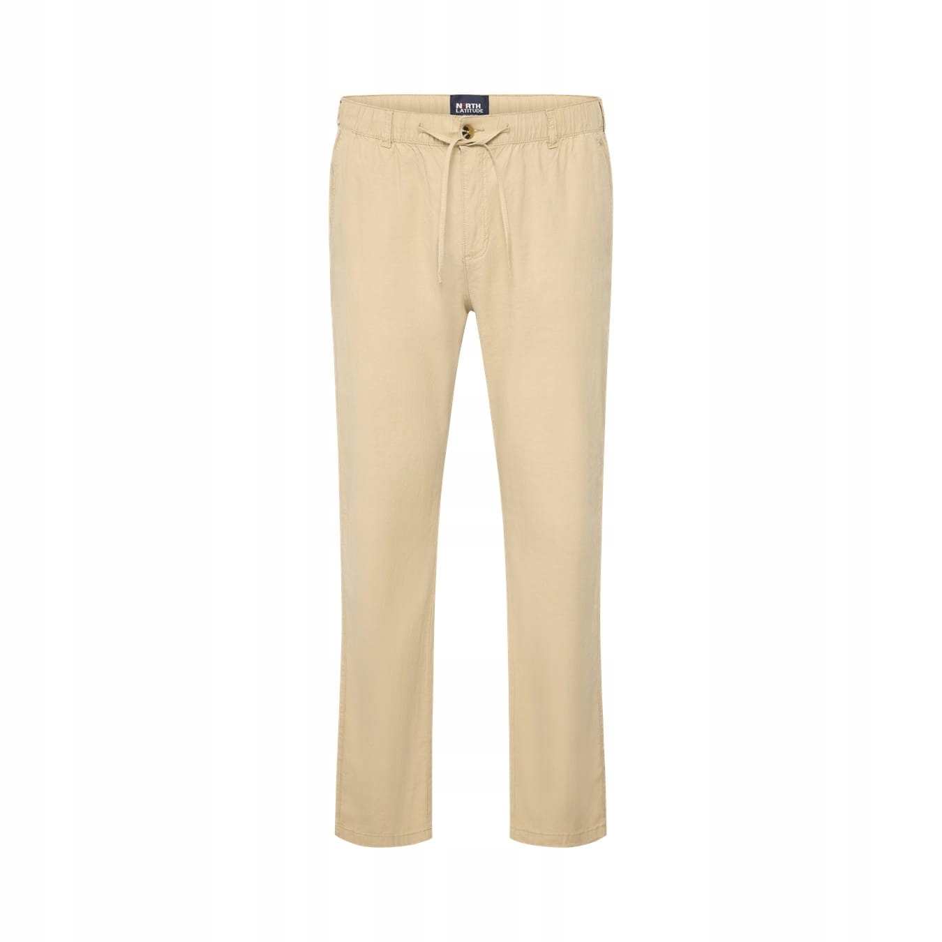 Velké pánské lněné kalhoty béžové North Latitude