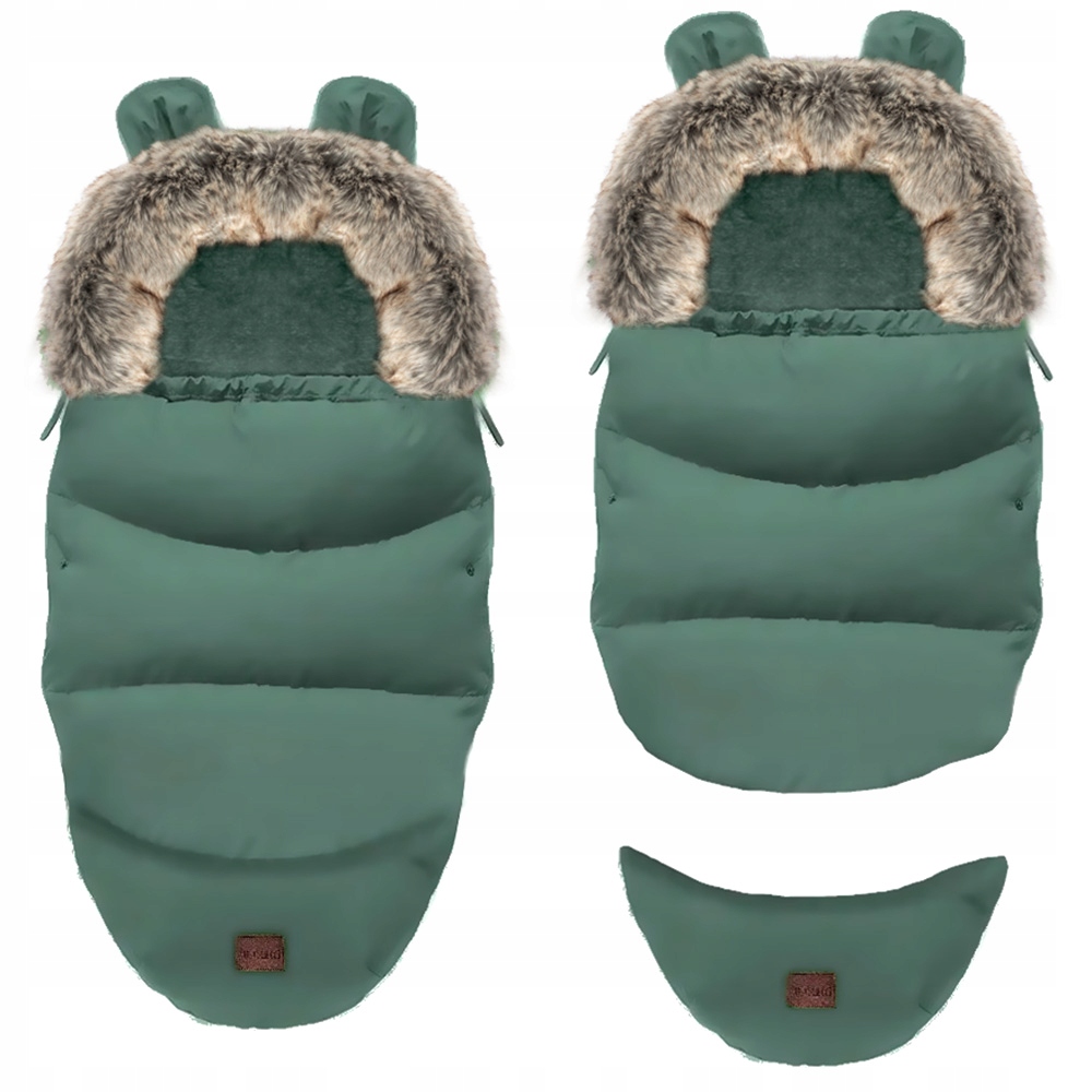 ŚPIWOREK NIEMOWLĘCY JESIENNY ZIMOWY DO GONDOLI WÓZKA Z FUTERKIEM 4W1