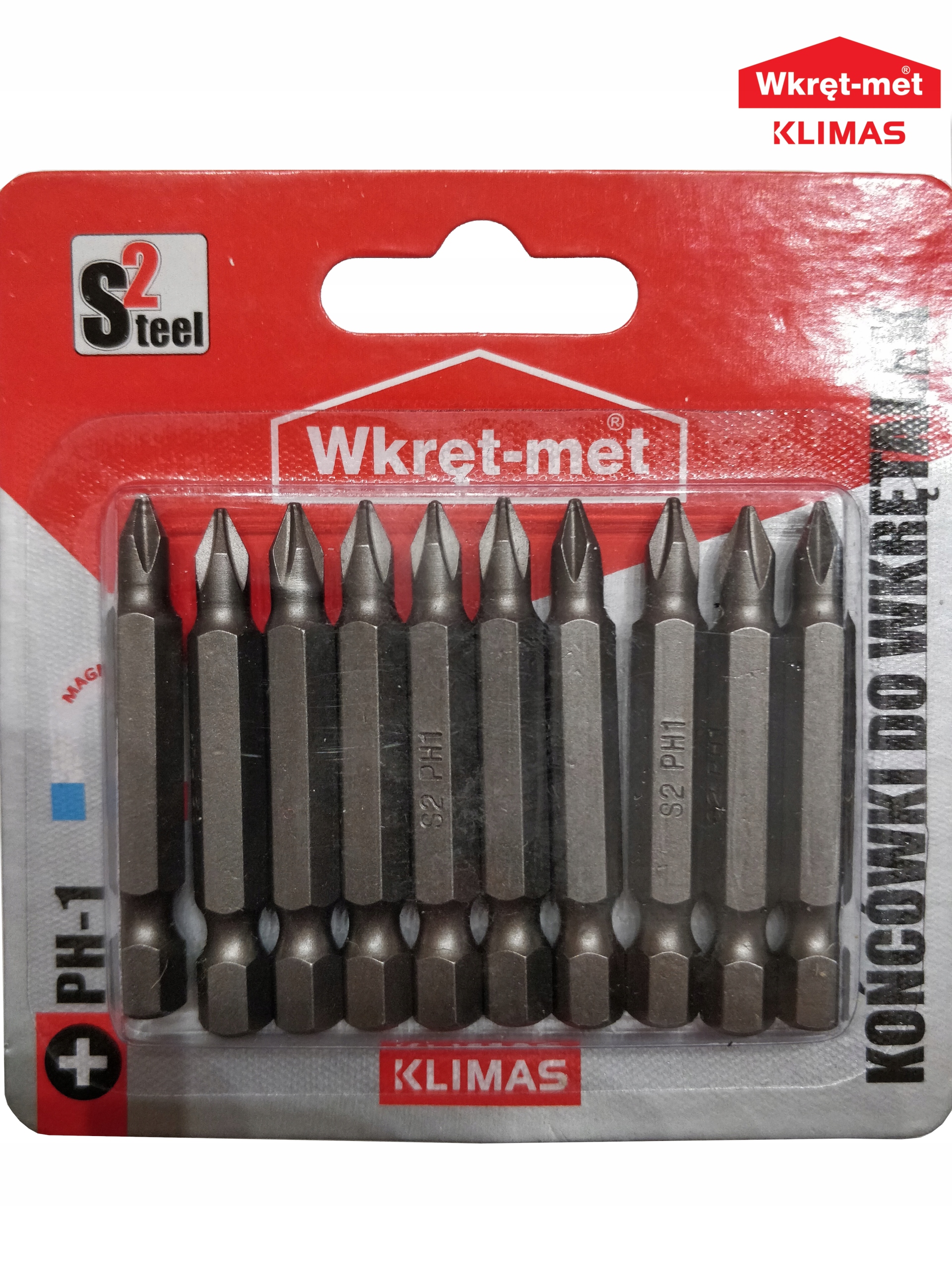 

Końcówki do wkrętarek bity PH1 dł. 50 mm 10 szt.