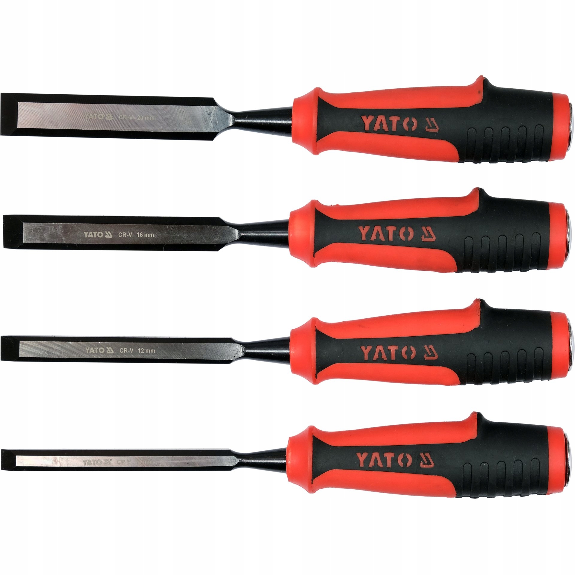 Truhlářské Dláta Na Dřevo Crv 4 Ks 10-20 MM Rukojeť Tpr Yato