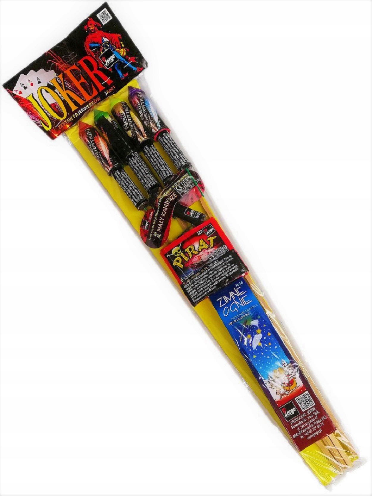 

Rakiety i Pirobajery Zestaw 9 Elementów Joker