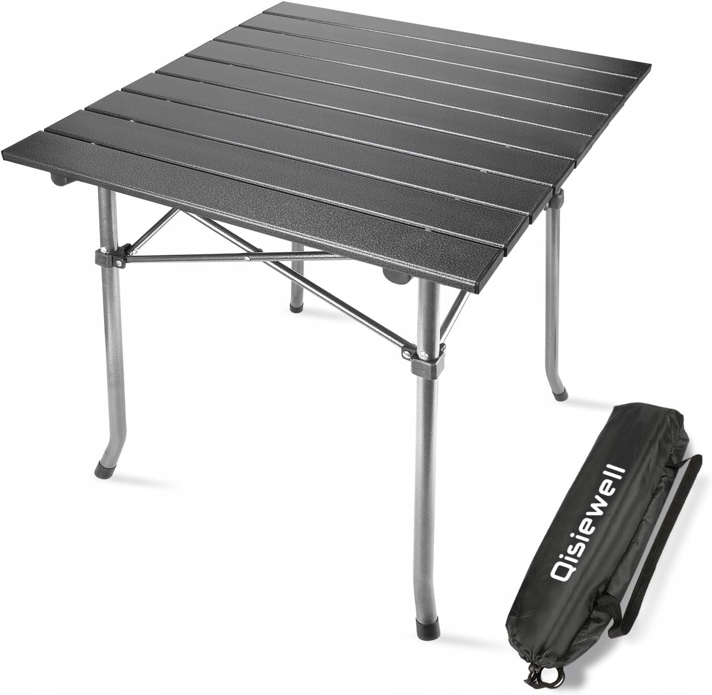 Kempingový Stůl Qisiewell Hliníkový, Multifunkční, 52 X 52 X 49 CM