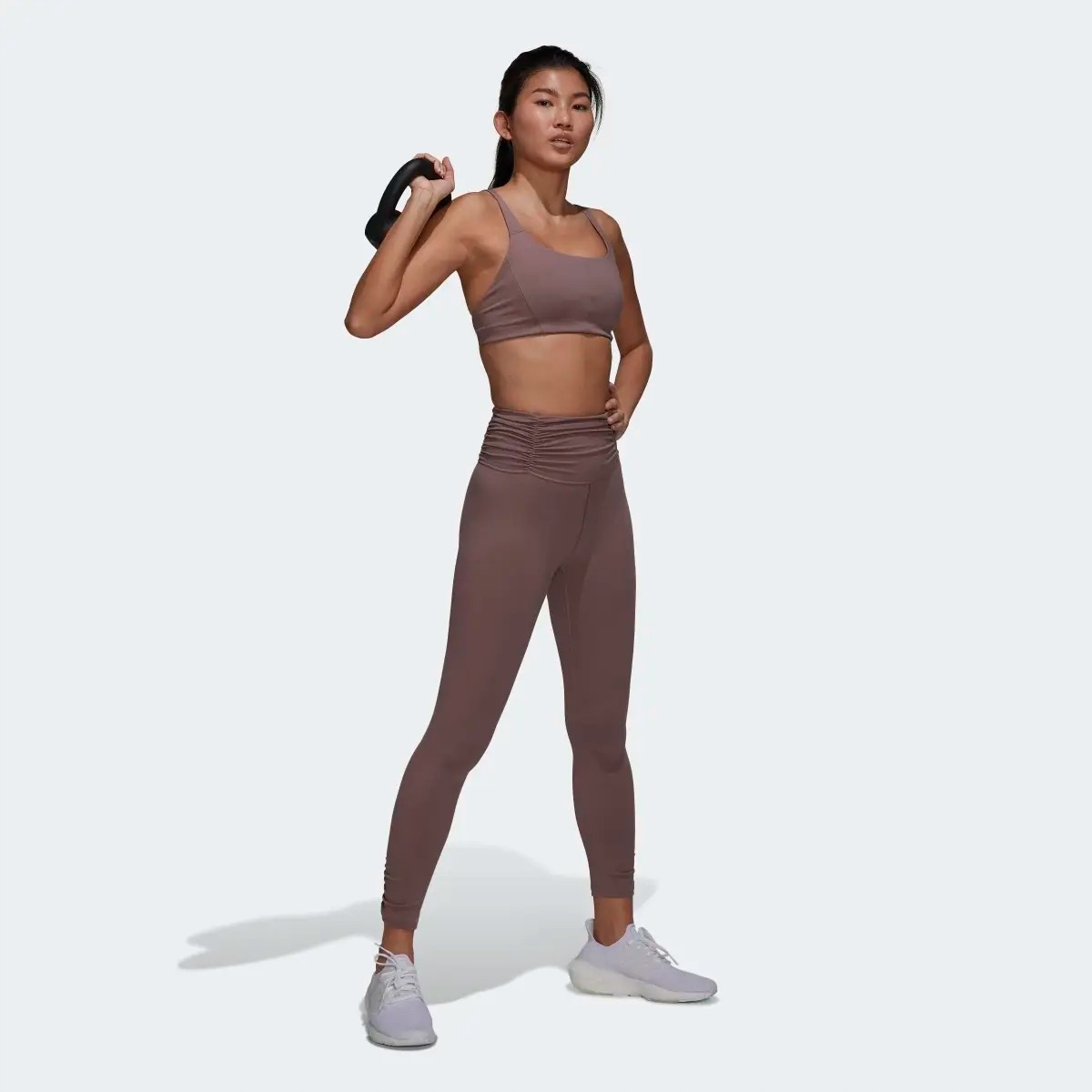 Adidas Marszczone Legginsy Wysoki Stan HK6548 (2XS/S)