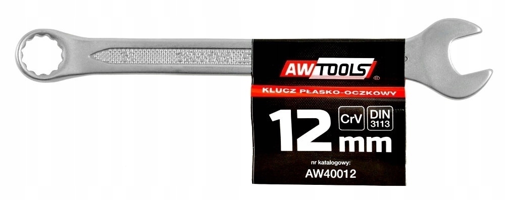 

Klucz płasko-oczkowy 12 mm CrV DIN3113 Awtools