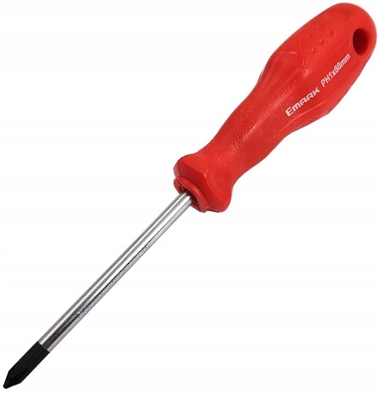 

Wkrętak Philips Śrubokręt Krzyżak PH2x100MM Emark