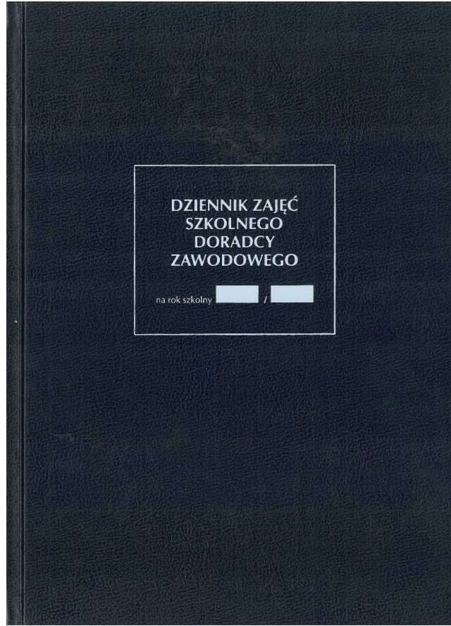 

Dziennik zajęć doradcy zawodowego A4