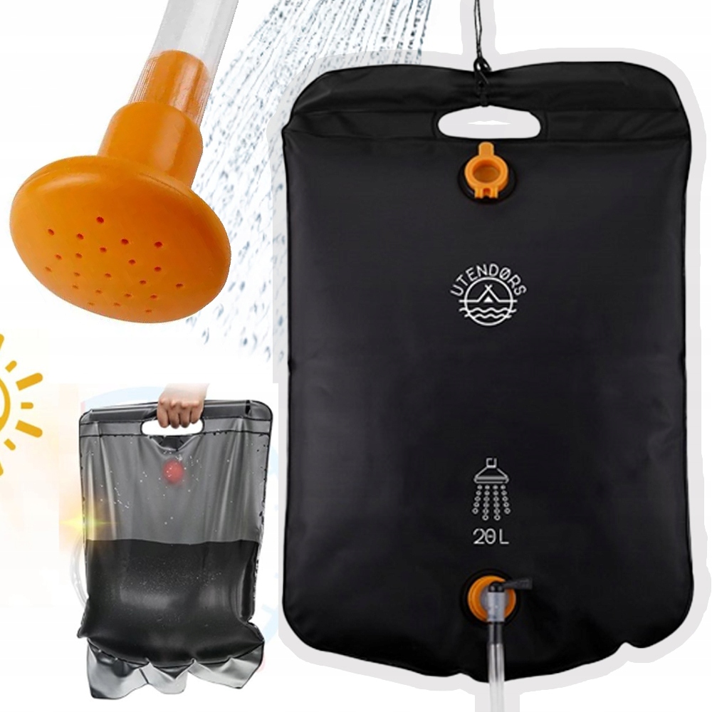 Prysznic Solarny Turystyczny Kempingowy 20l