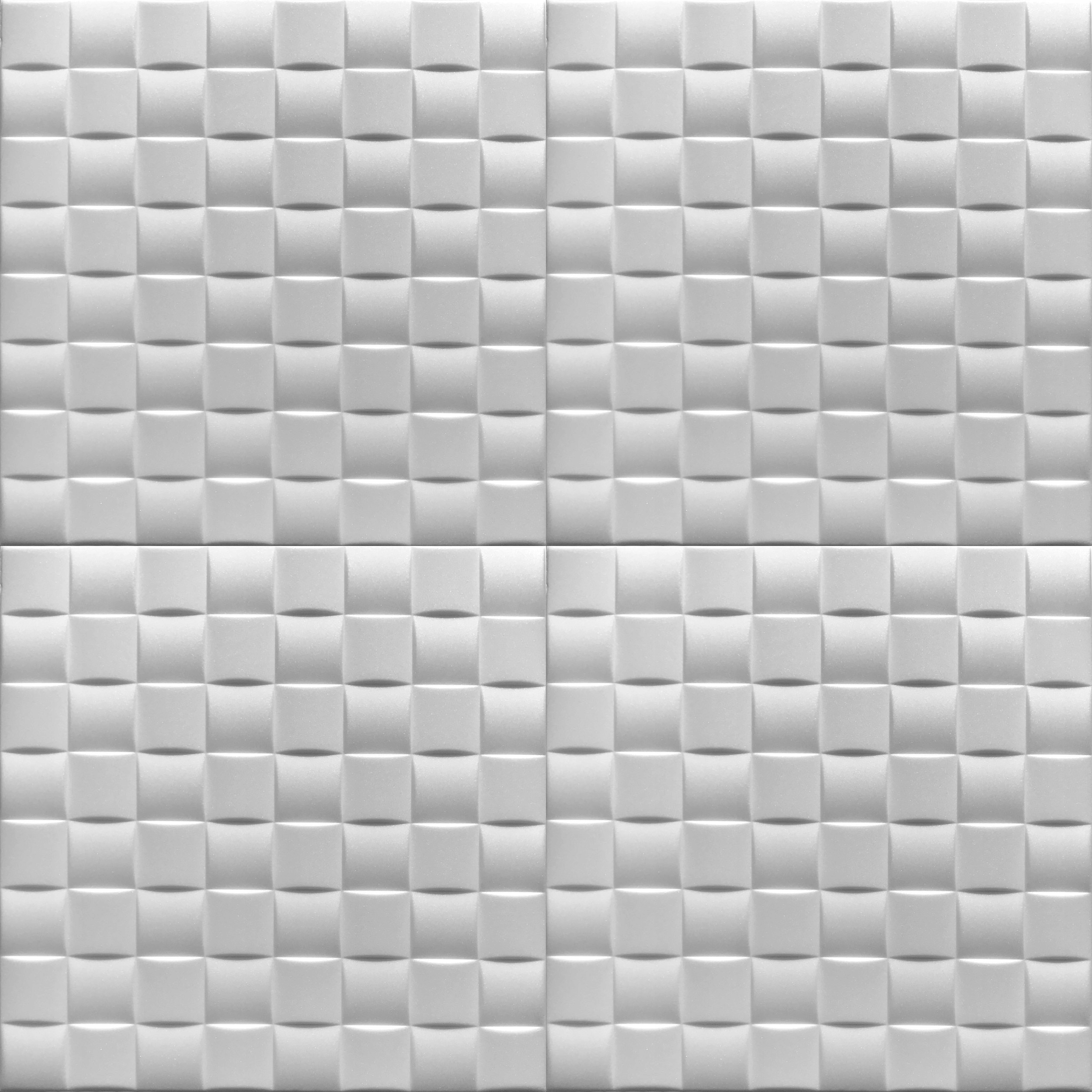 Białe Piankowe Dekoracyjne KASETONY 2m2 IRYS Marka inna