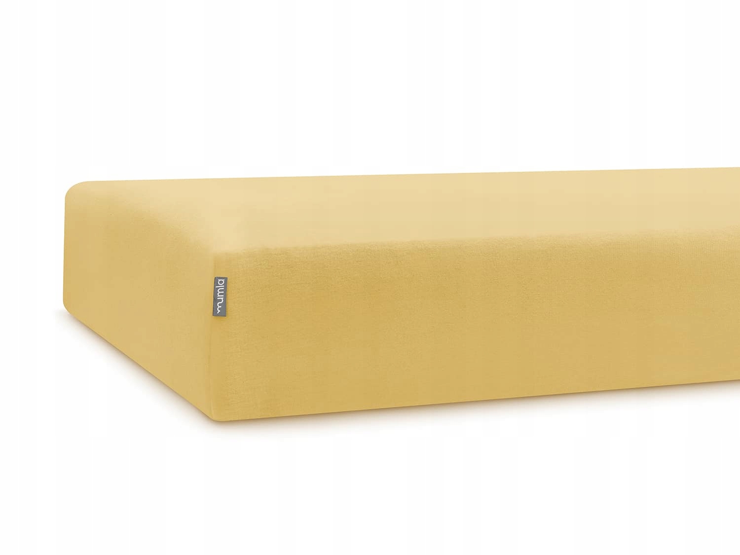 Banánovo-žlté prestieradlo 200 x 200 cm na vysoký matrac Mumla