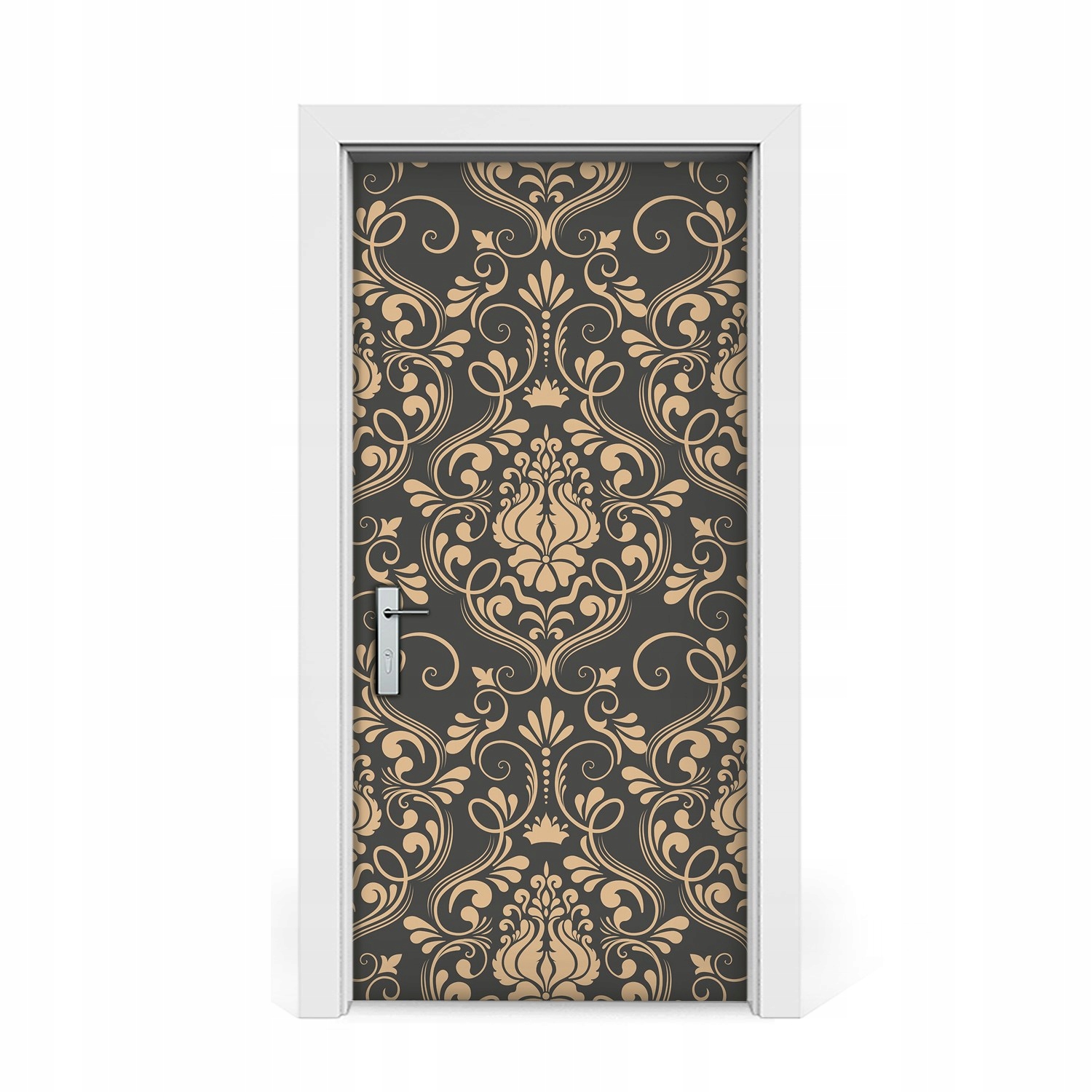 

Naklejka na drzwi okleina Złoty ornament 95x205