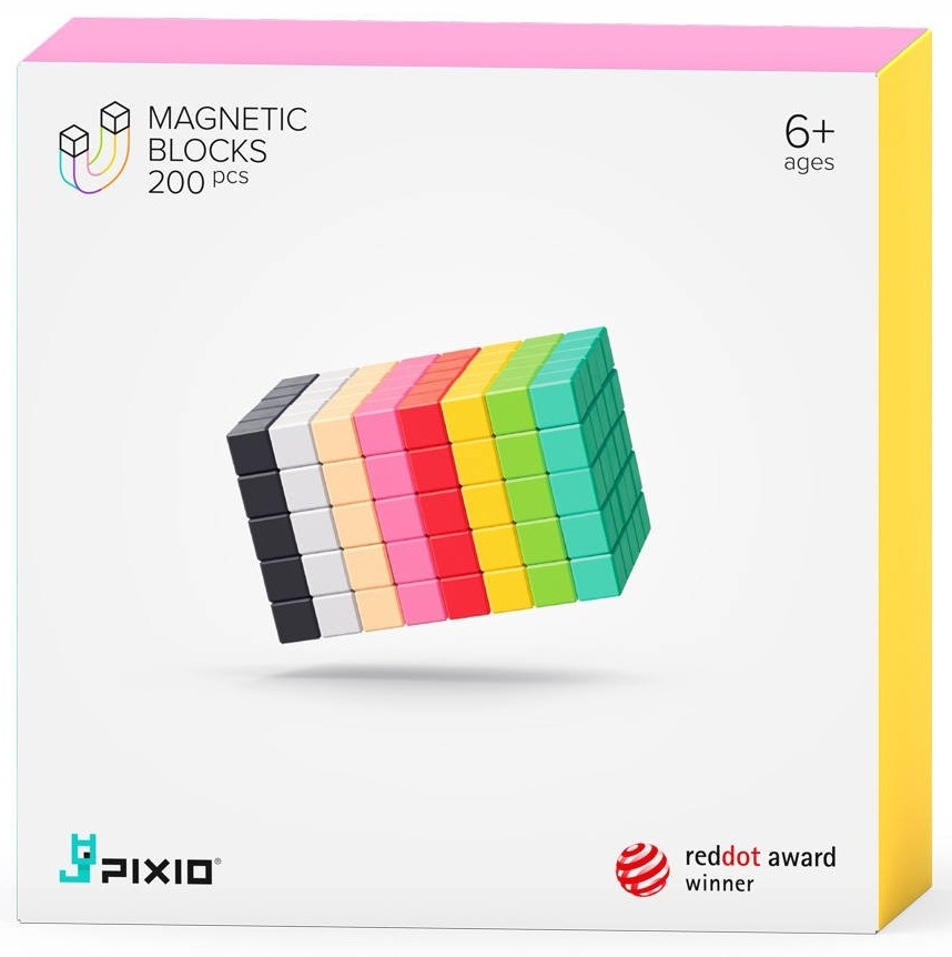 Klocki Magnetyczne Pixio Design Series 200 Szt