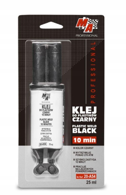 

Klej Do Plastiku 10min czarny Strzykawka