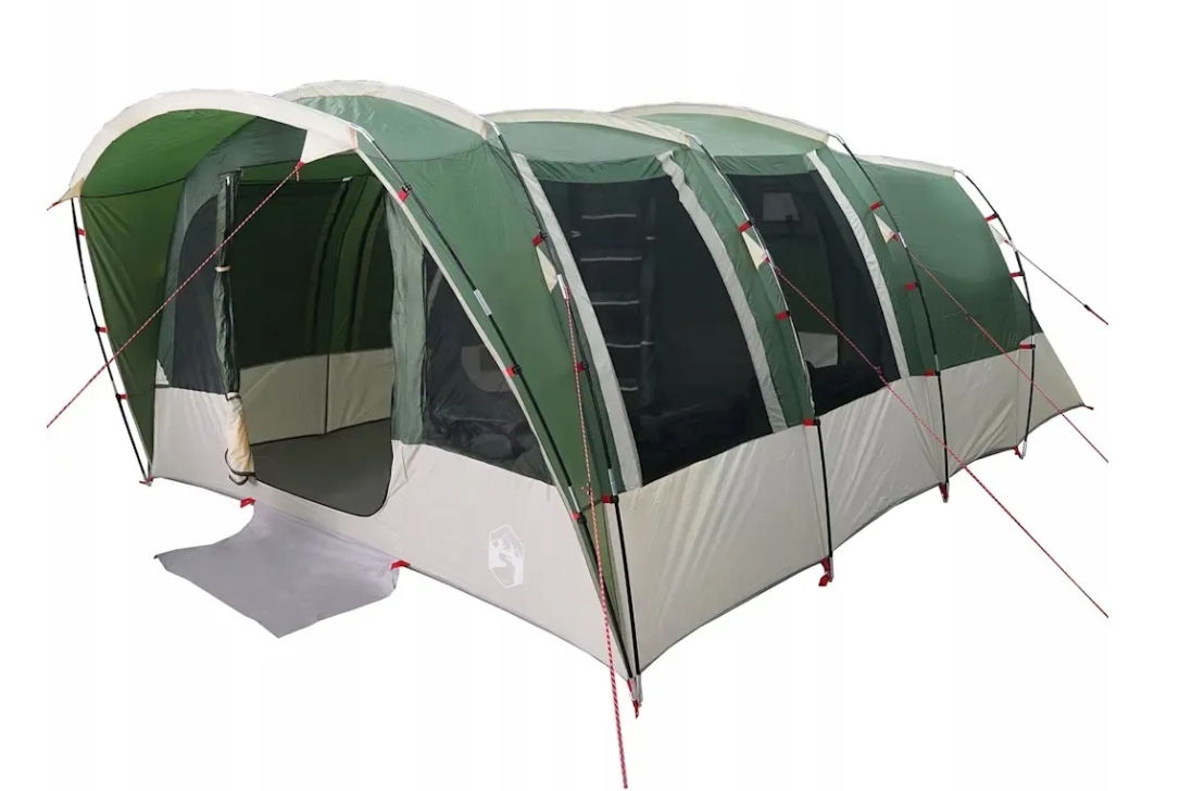 Namiot rodzinny tunelowy dla 8 osób wodoodporny Rodzinny Duży 3 Sypialnie