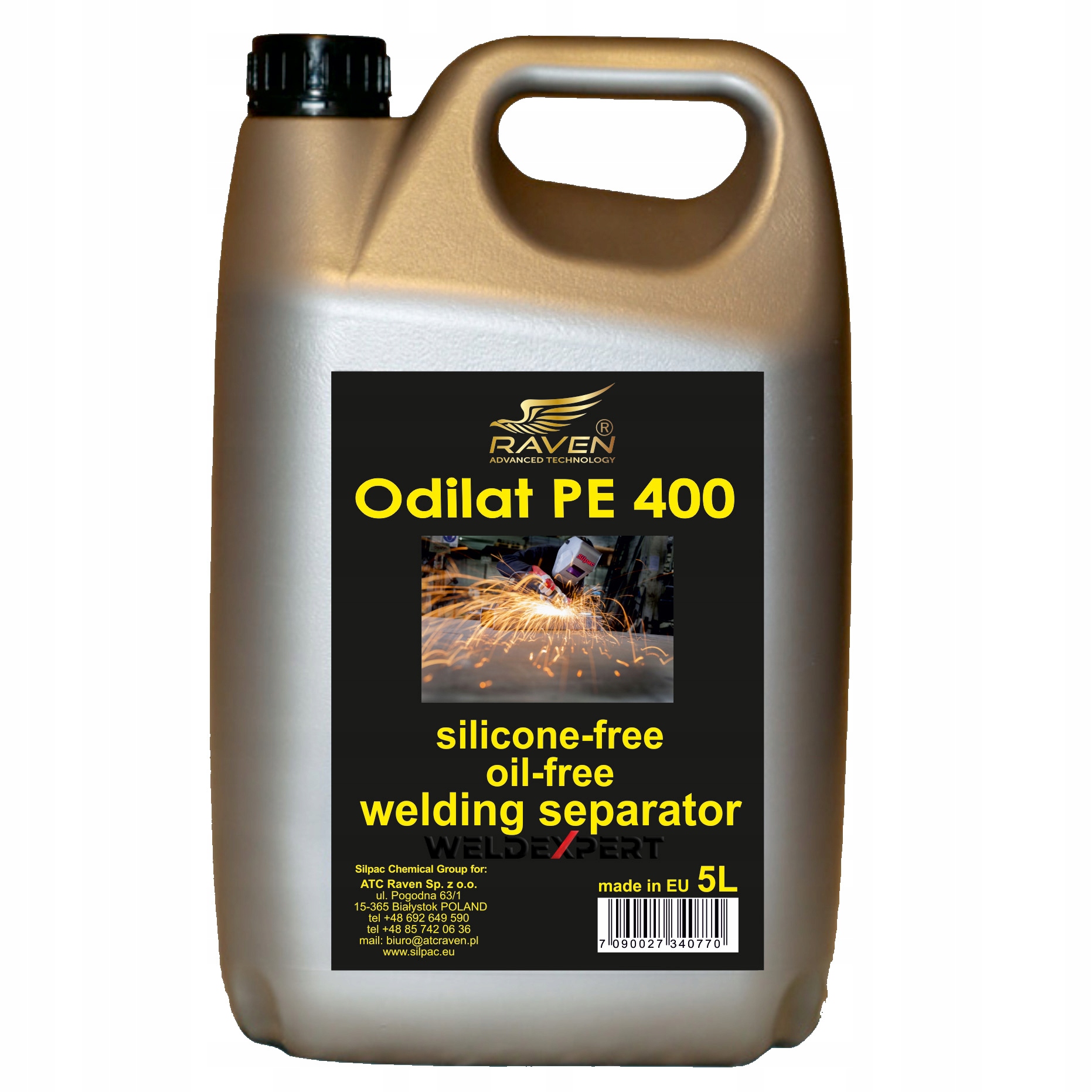 Protiodkapová Kapalina Raven Odilat Pe 400 Separátor Bez Oleje A Silikonu 5 L